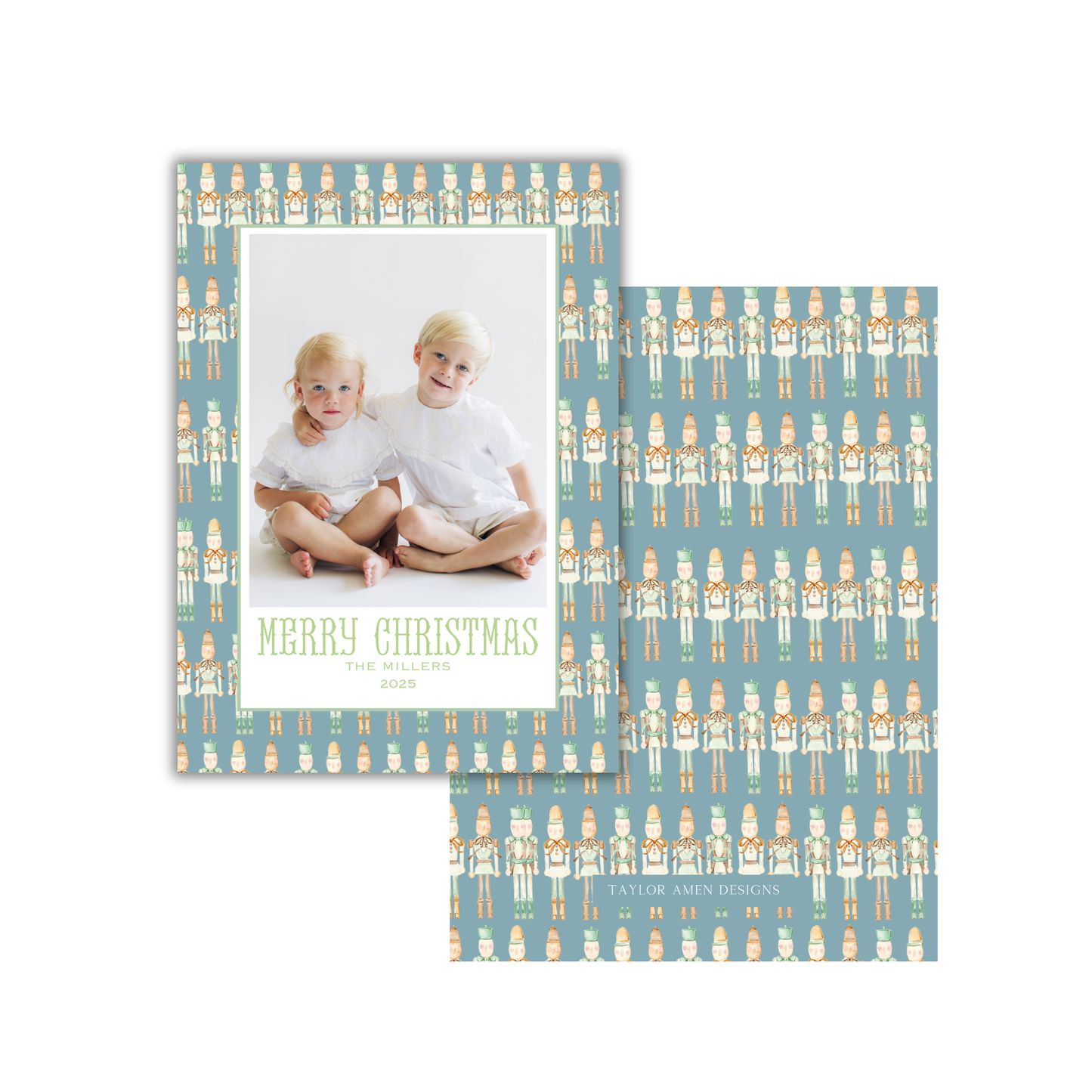 March of the Nutcrackers Christmas Card