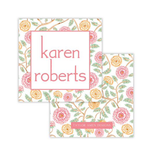 Marigold Blooms Pattern Enclosure