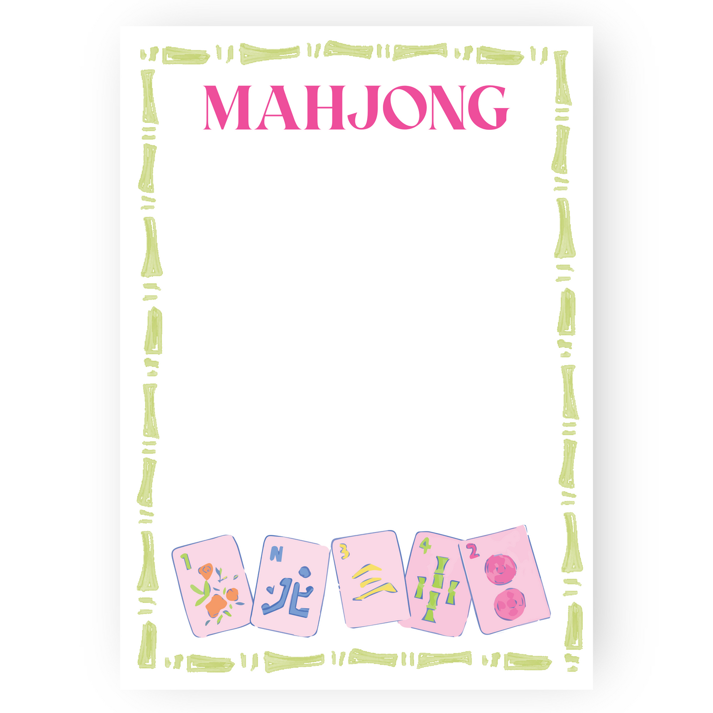 Mahjong Notepad