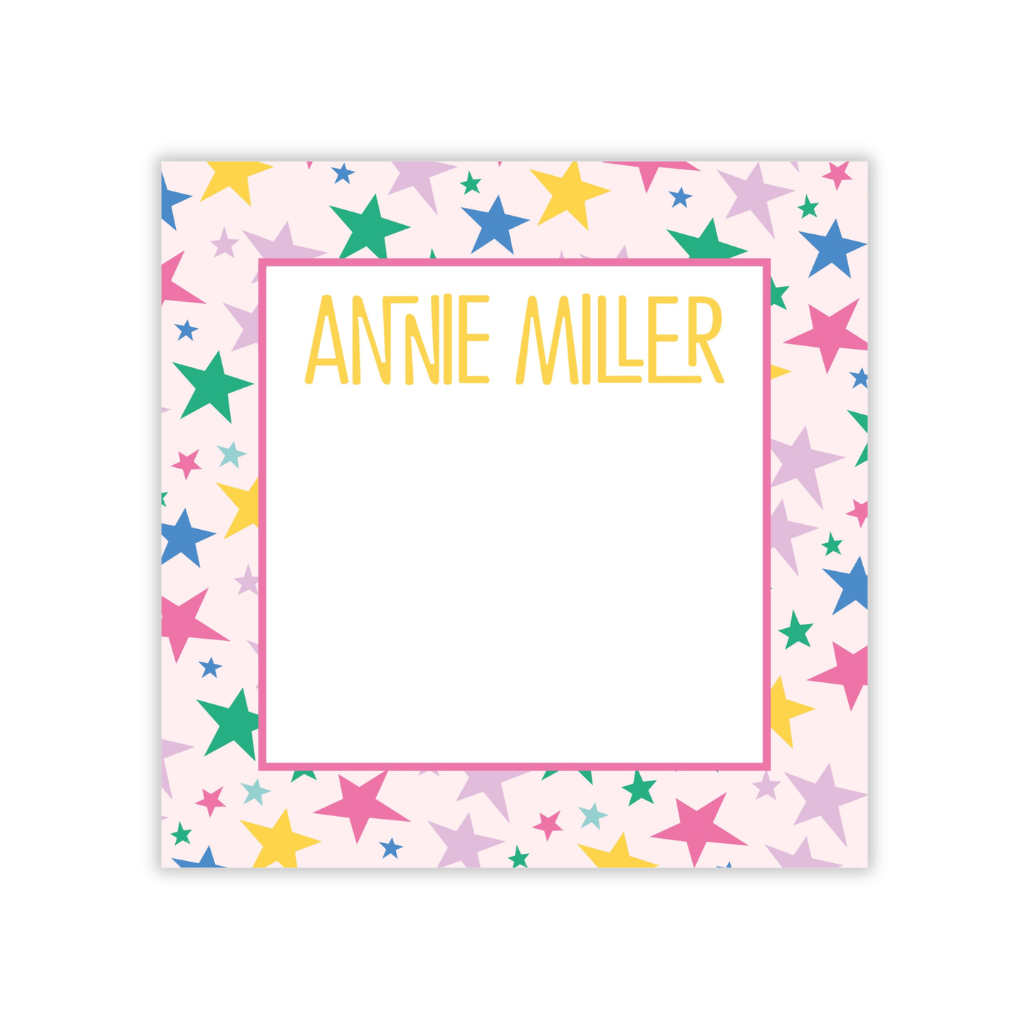 Colorway Whimsical Stars Jumbo Notepad