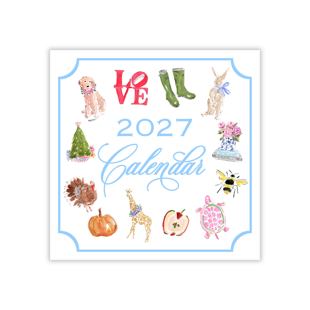 2027 Illustrated Calendar