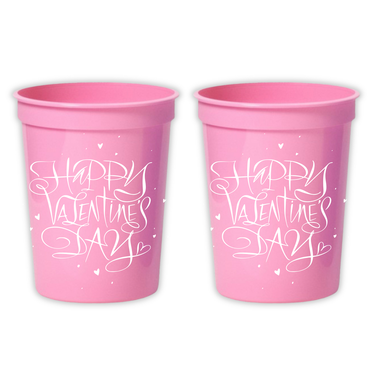 Valentine Smooth Stadium Cups (5 Count)