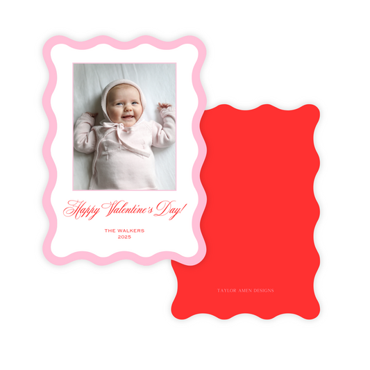 Wavy Valentine Card