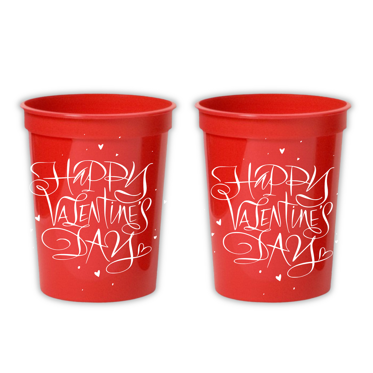 Valentine Smooth Stadium Cups (5 Count)