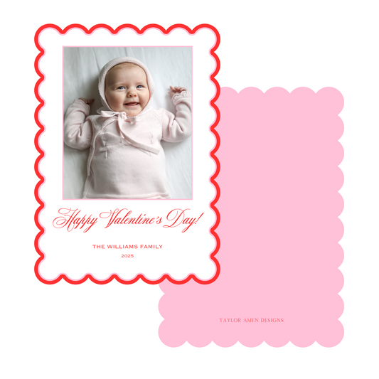 Scalloped Valentine Card