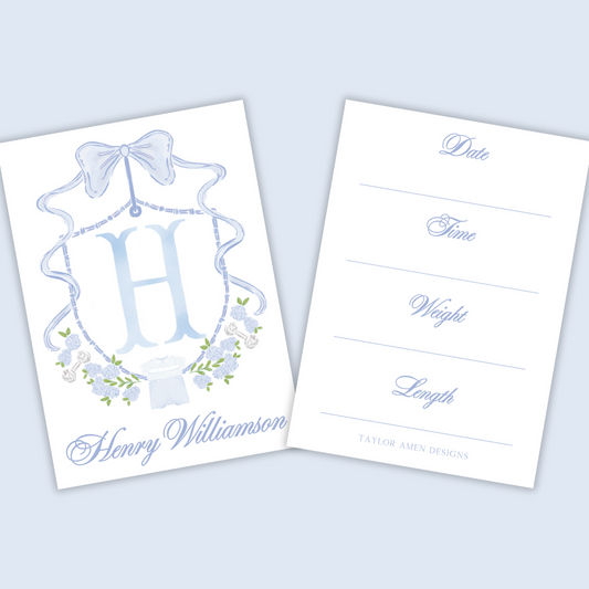 Classic Custom Milestone Cards-Boy
