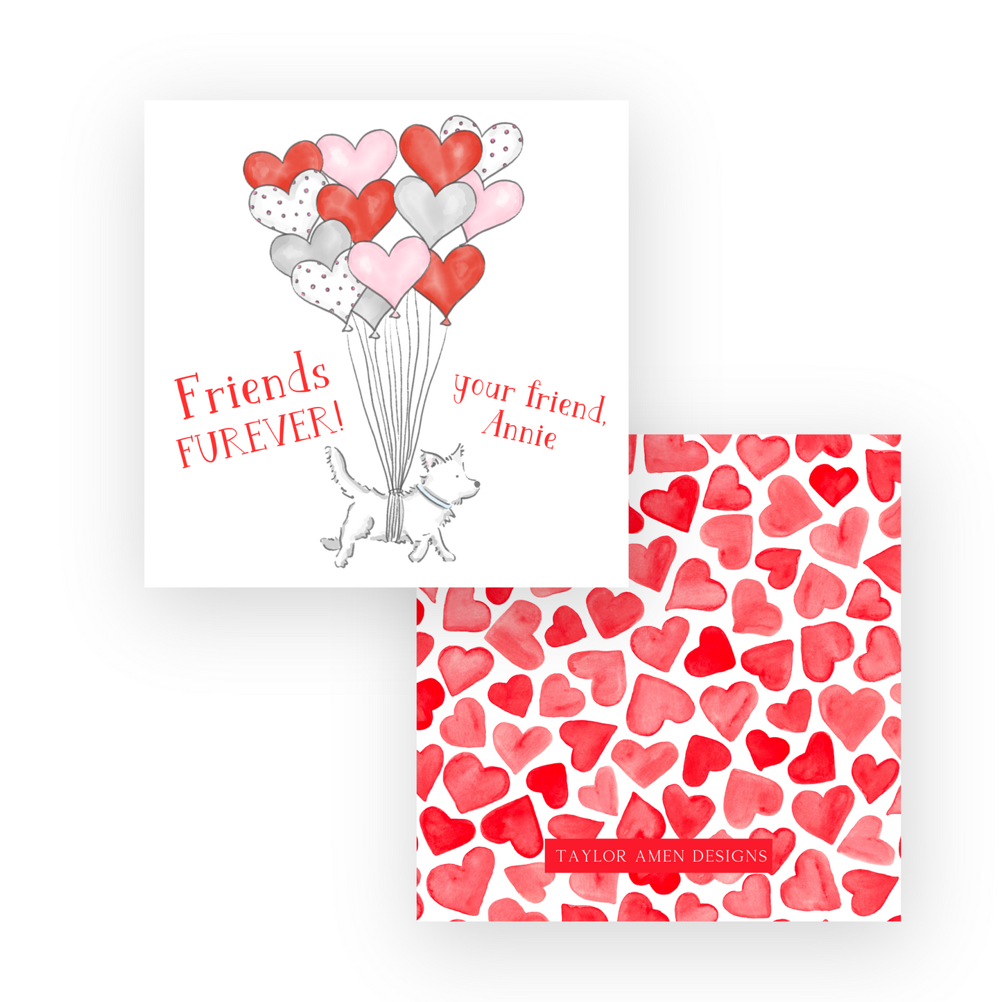 Friends Furever Westie/Scottie Valentine