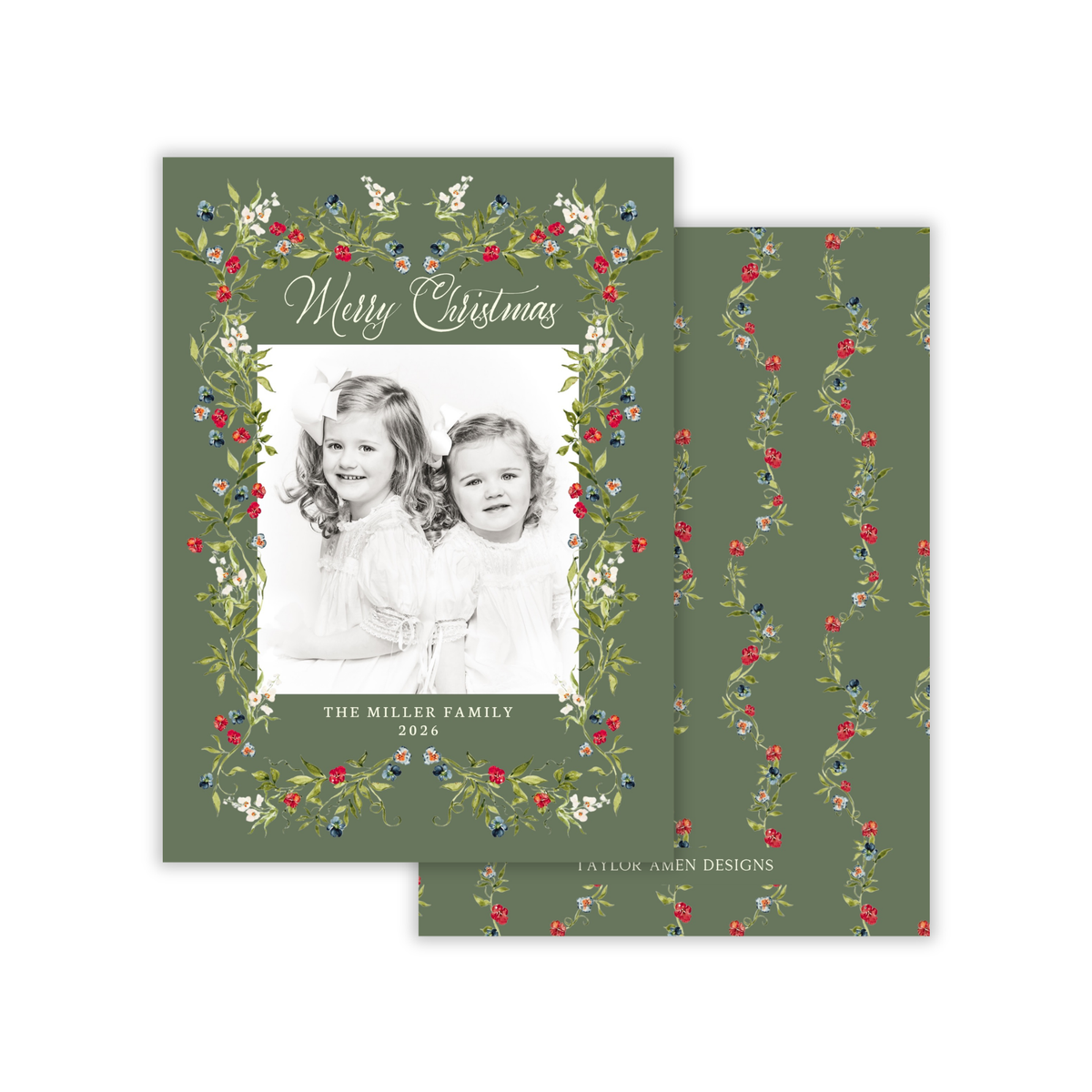 Yuletide Garden Holiday Card