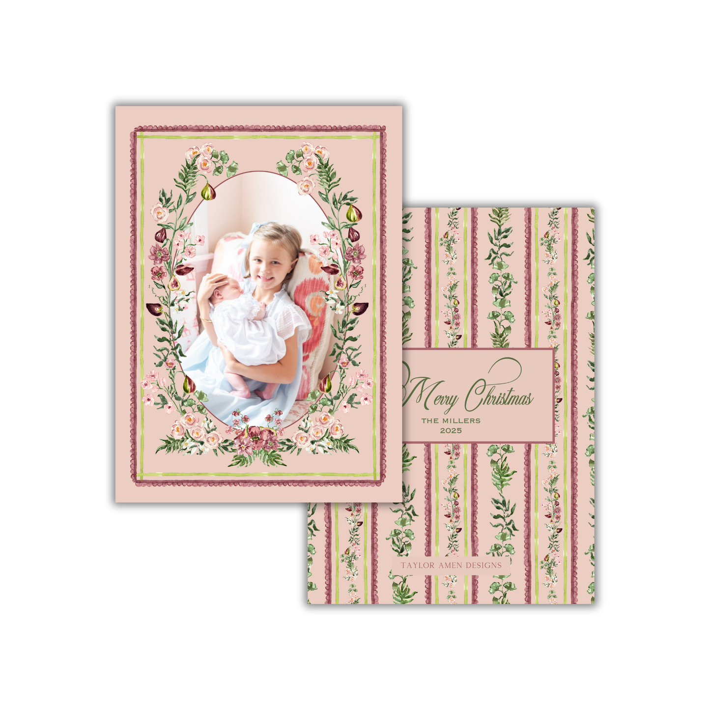 Figs and Florals Christmas Card