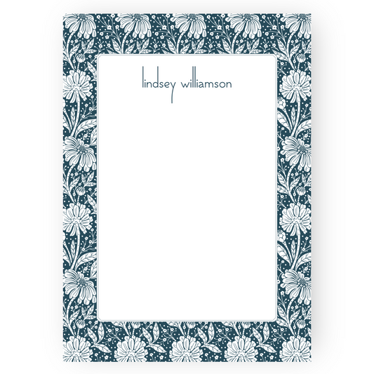 William Morris Inspired Jasmin Notepad