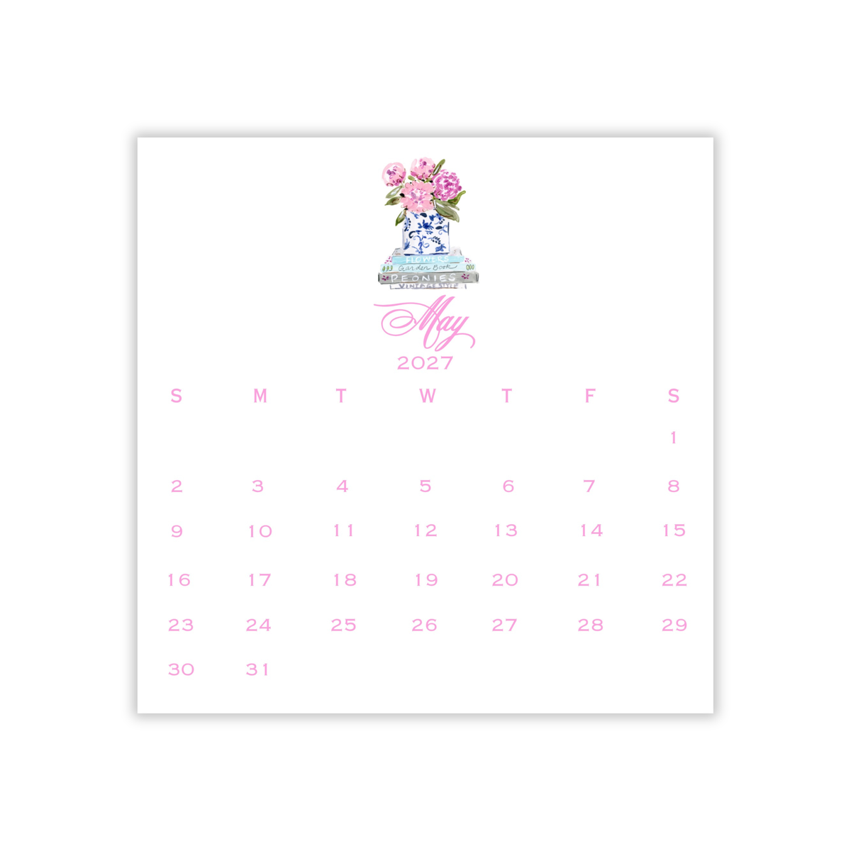 2027 Illustrated Calendar