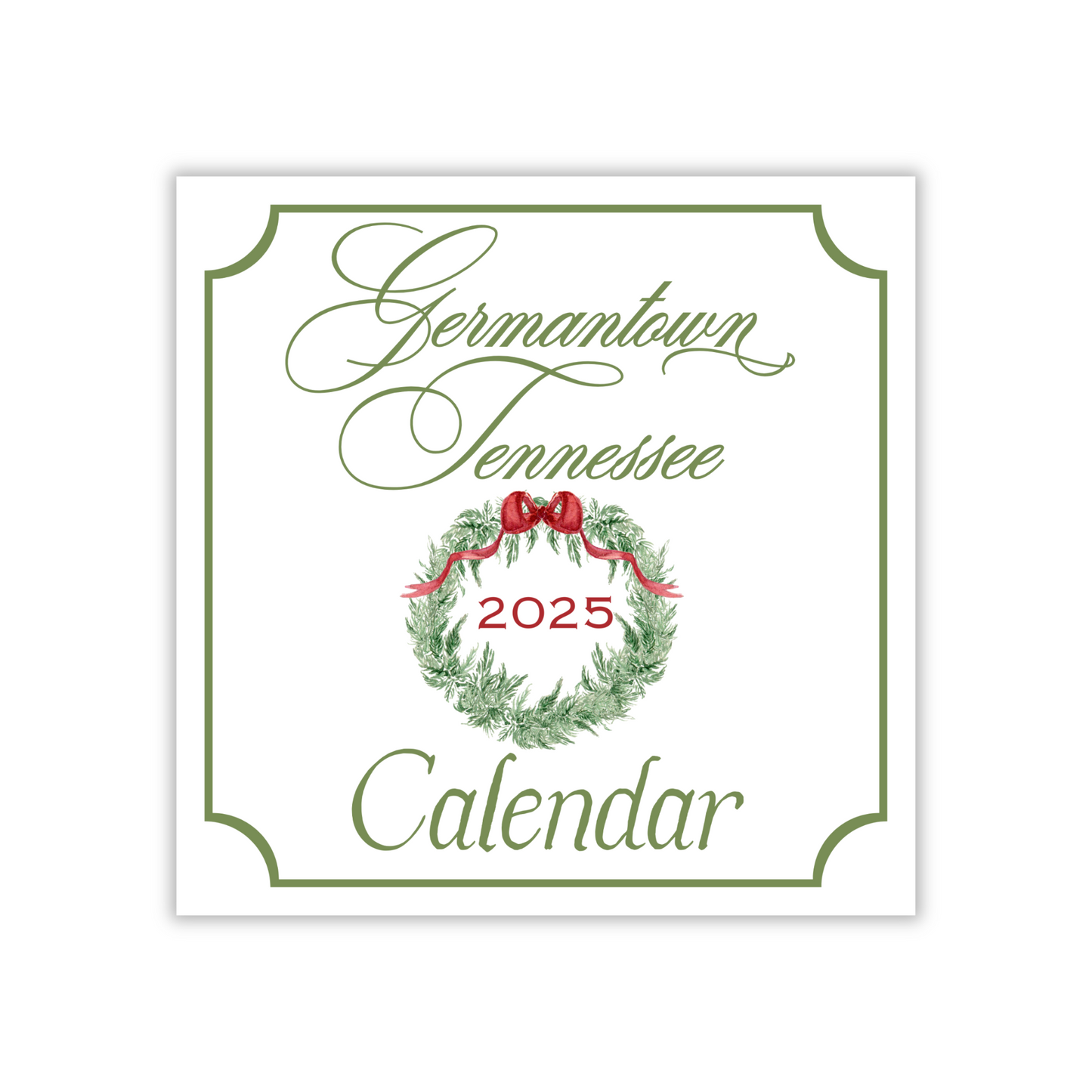 2025 Germantown Calendar