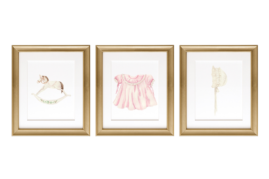 Baby Heirloom Watercolor Prints