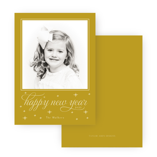 Happy New Year Solid Card