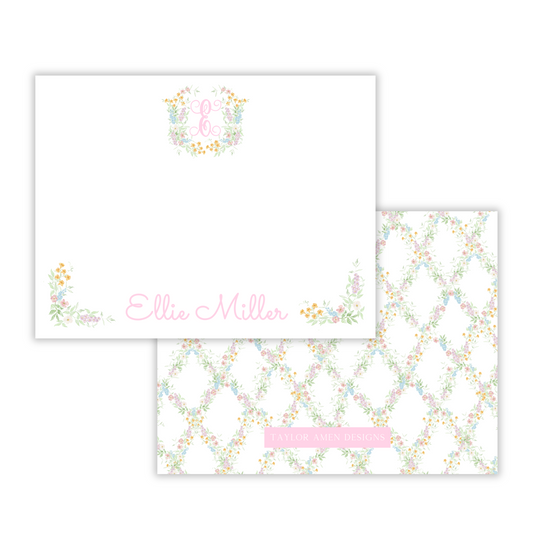 Pastel Spring Meadow Stationery