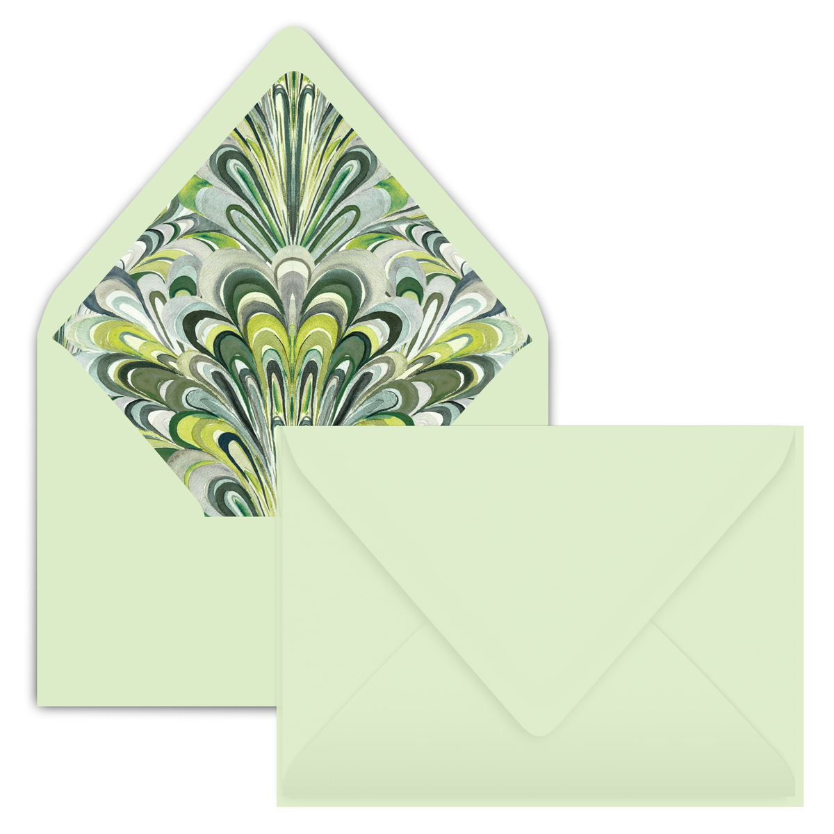 Mistletoe Marble Holiday Card