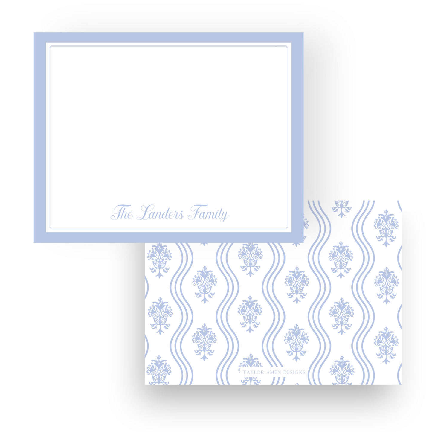 Wavy Block Stationery