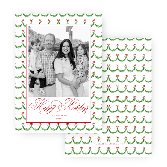 Deck the Halls Holiday Card