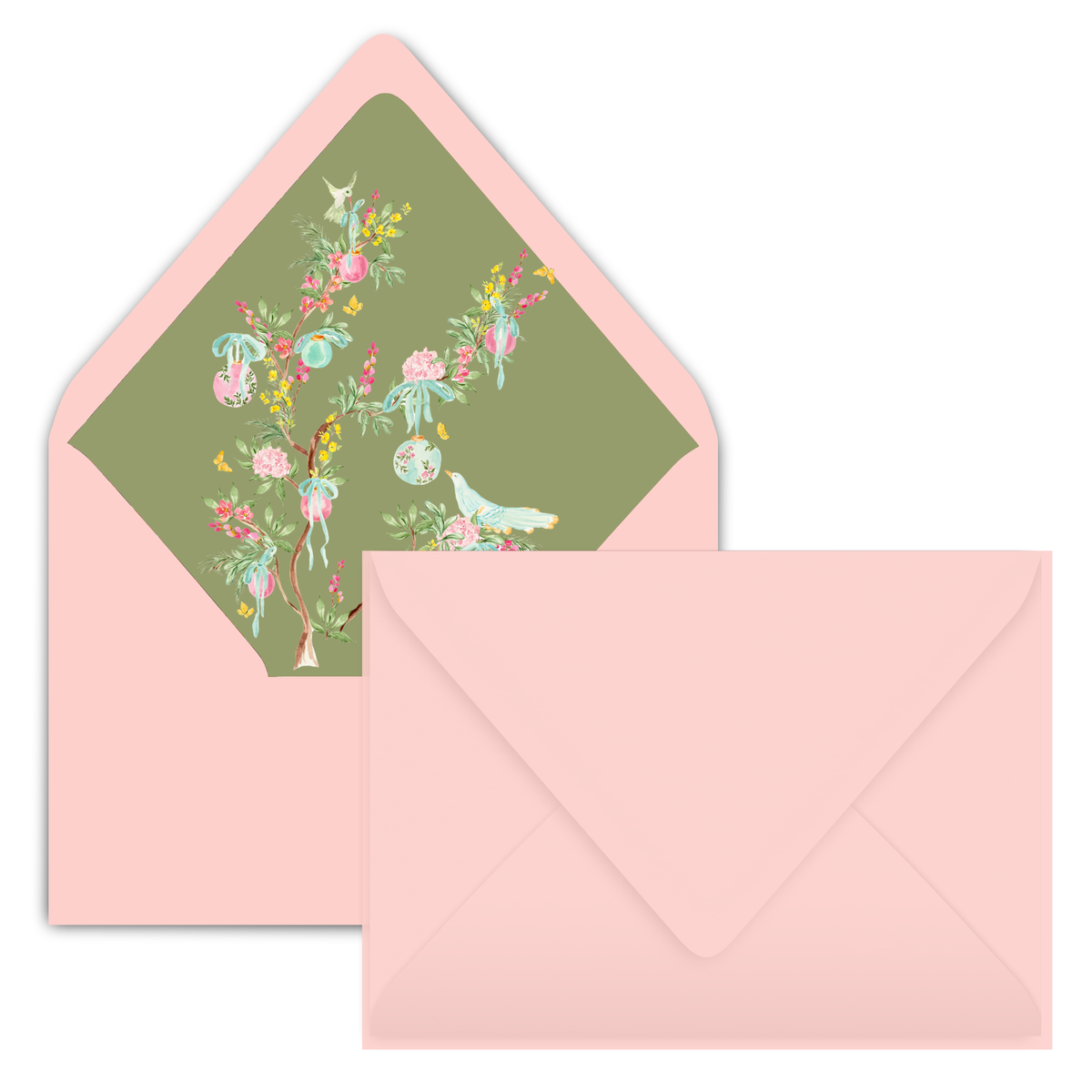 Merry Chinoiserie Holiday Card