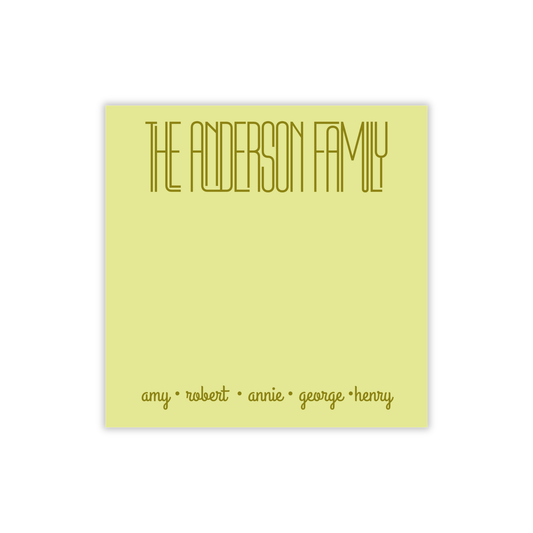 Manhattan Jumbo Notepad