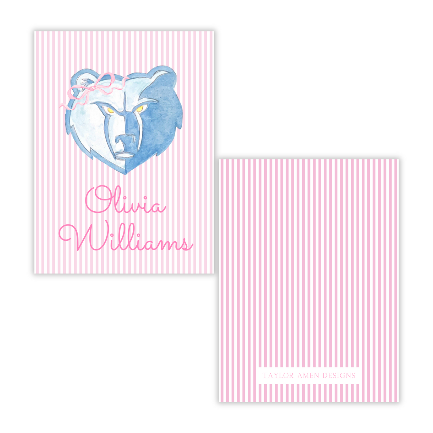 Girl Grizz Luggage Tag