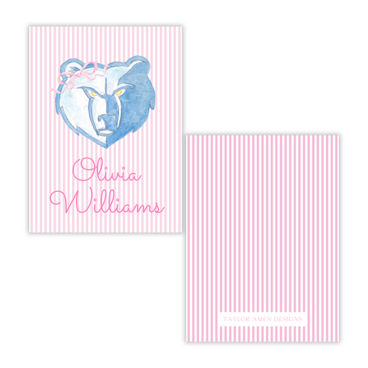 Girl Grizz Luggage Tag