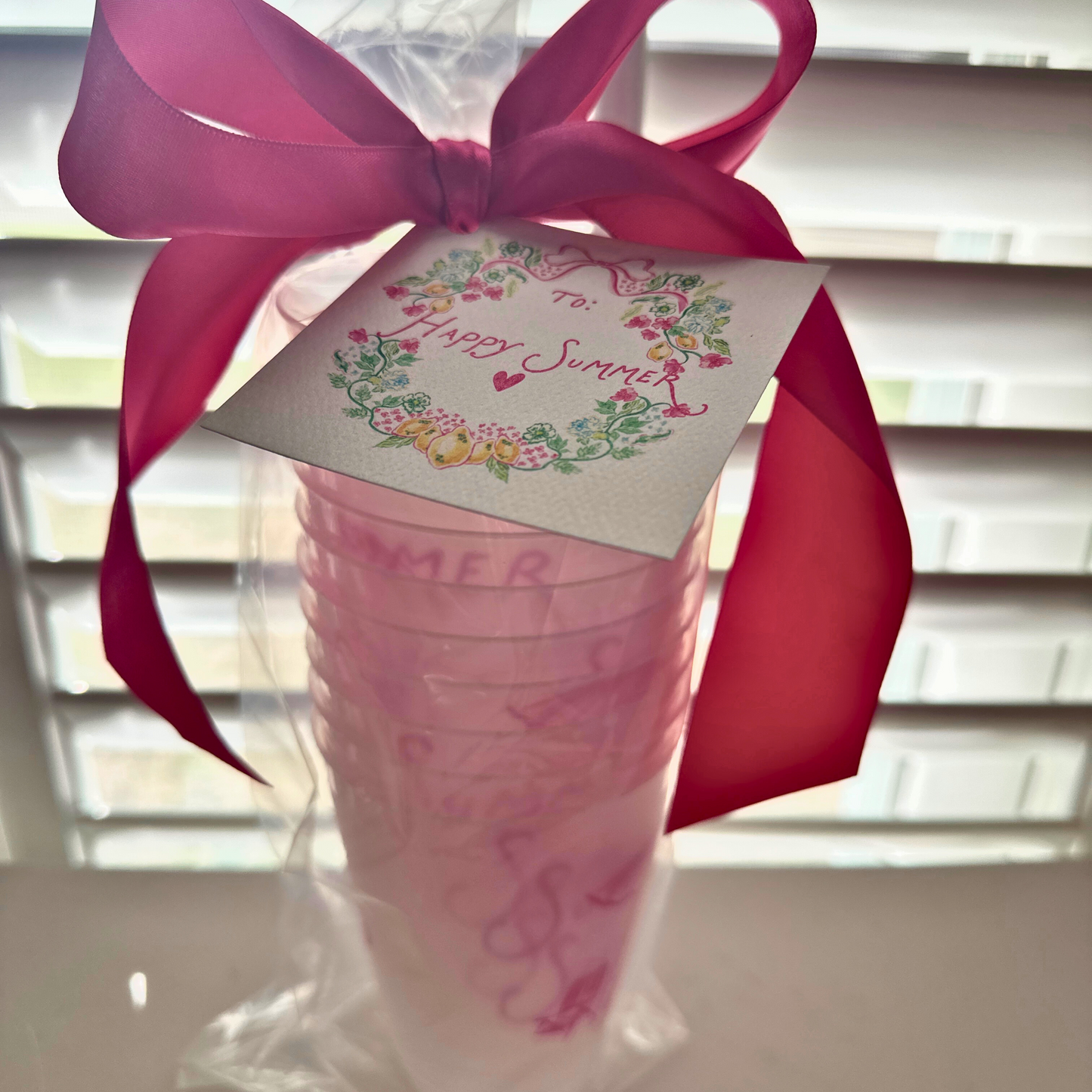 Summer Sippin' Cups-Sleeve of 10