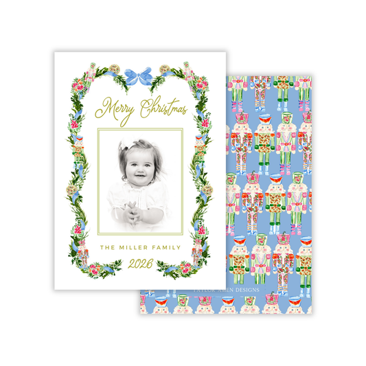 Nutcracker Noel Holiday Card