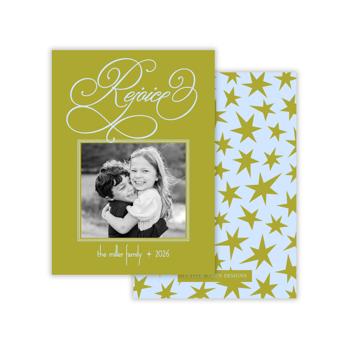 Joyful Stars Holiday Card