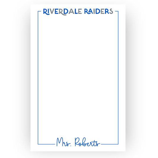 School Spirit School Notepad