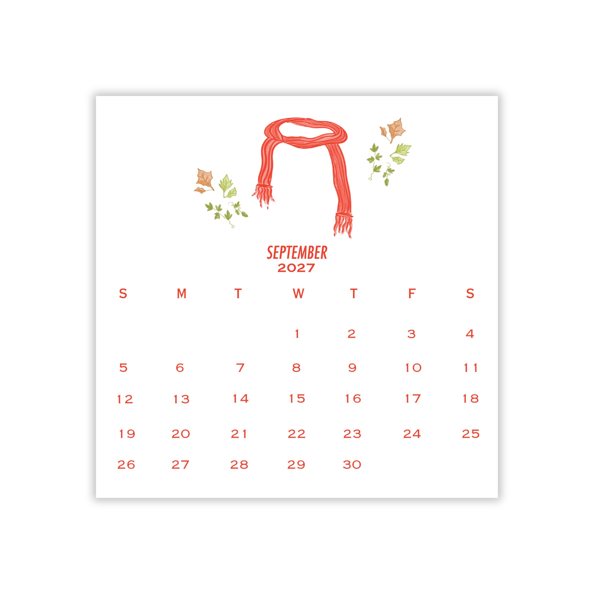 2027 Swiftie Calendar