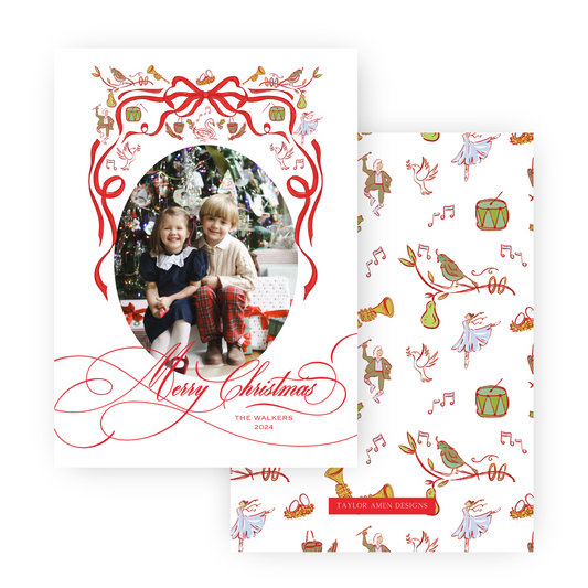 12 Days of Christmas Holiday Card