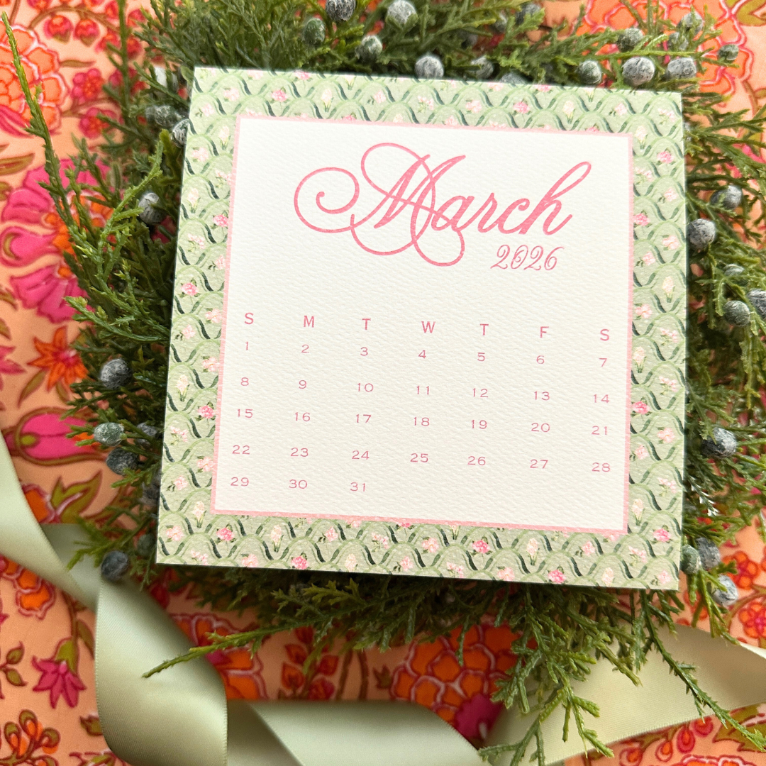 2026 A Year in Bloom Calendar