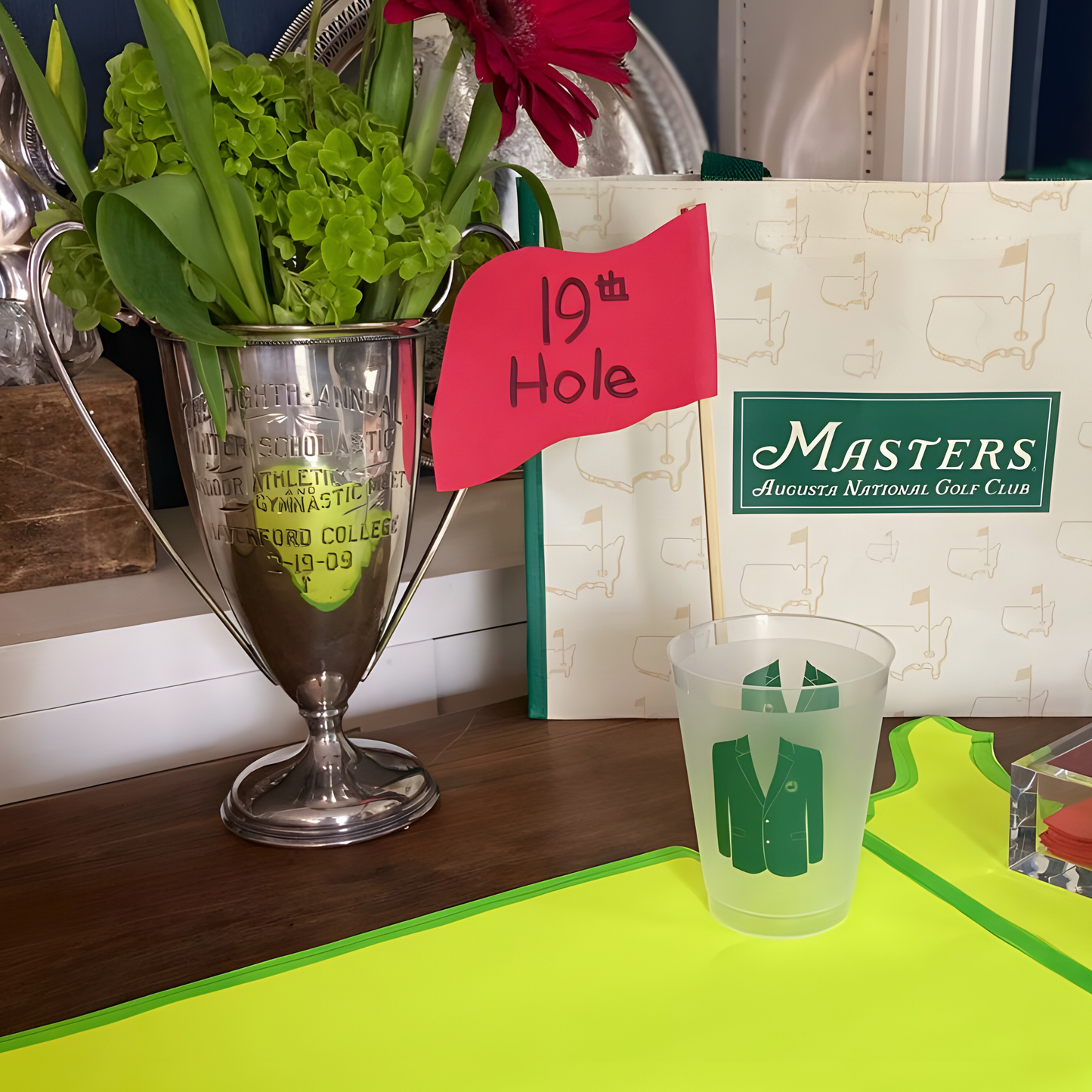 Sleeves of 10-Golf Green Jacket Masters Cups