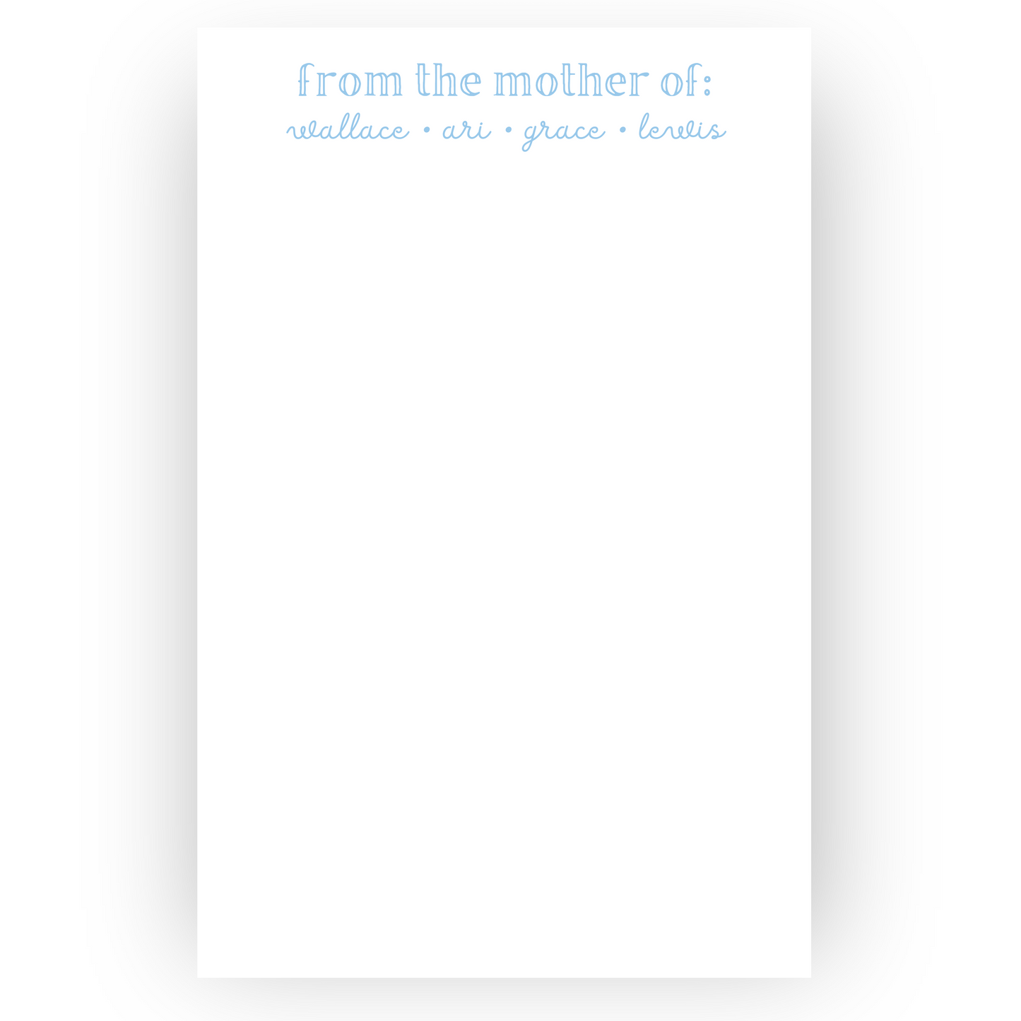 Mom/Kid School Notepad