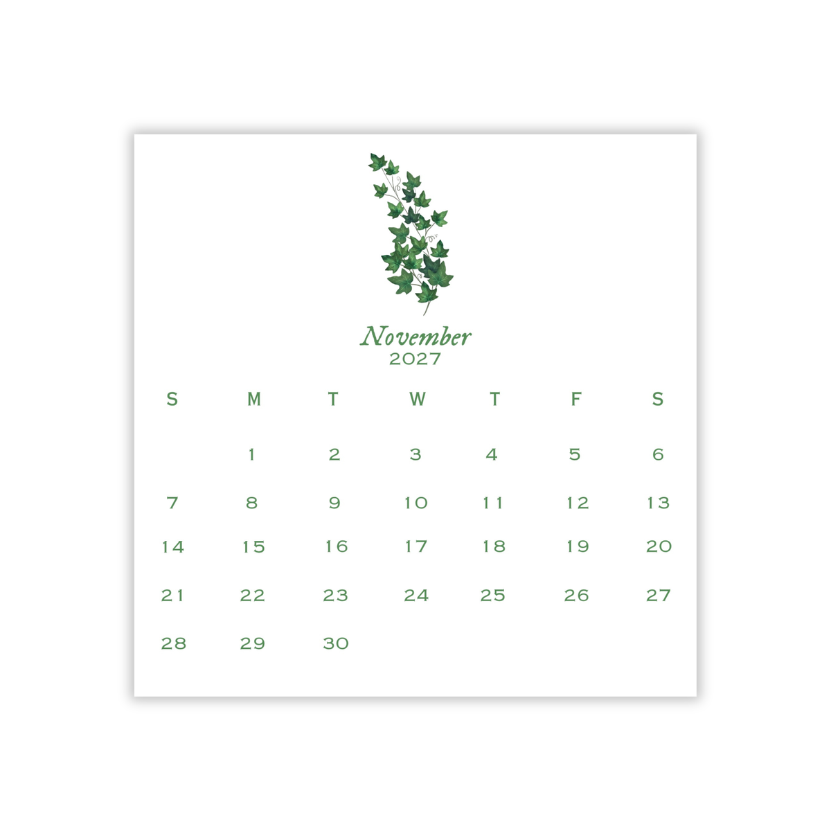 2027 Swiftie Calendar