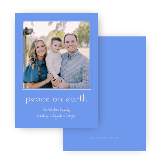 Peace on Earth Holiday Card