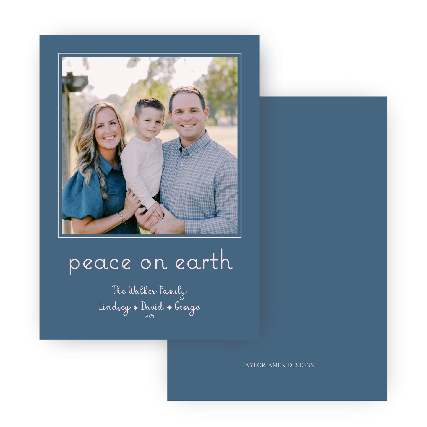 Peace on Earth Holiday Card