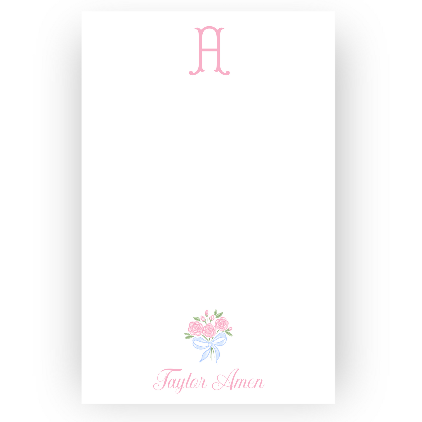 Bouquet Roses Notepad