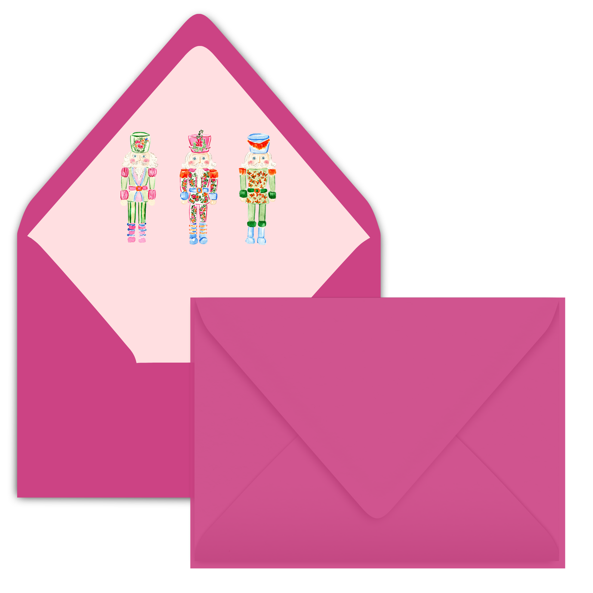 Merry Belle in Pink Holiday Card