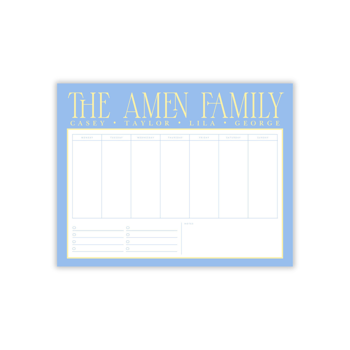 Colorway Weekly To-Do Large Notepad
