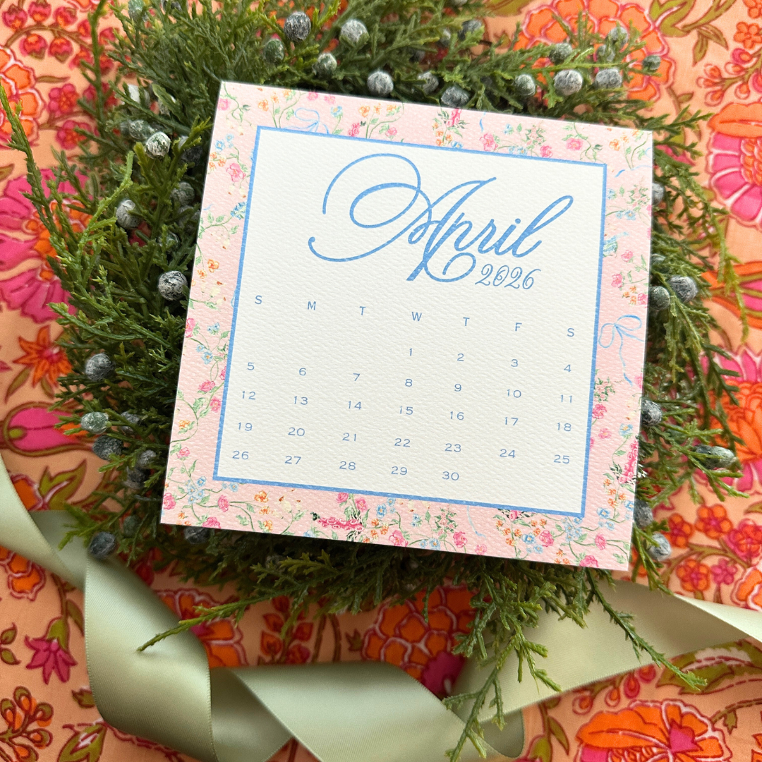 2026 A Year in Bloom Calendar