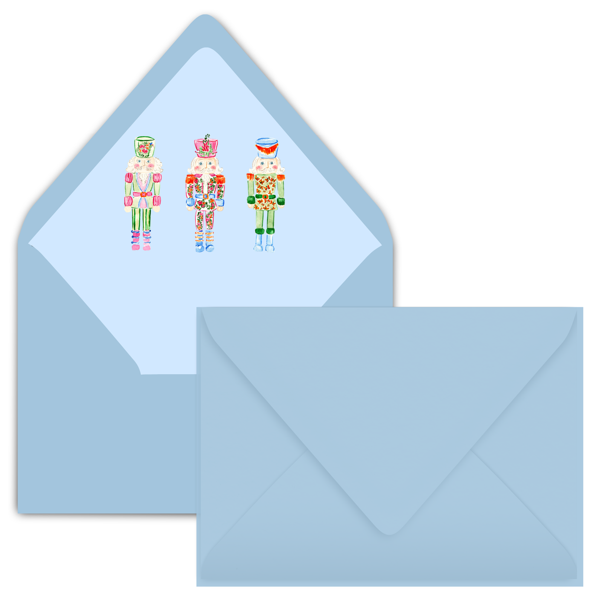 Merry Belle in Blue Holiday Card
