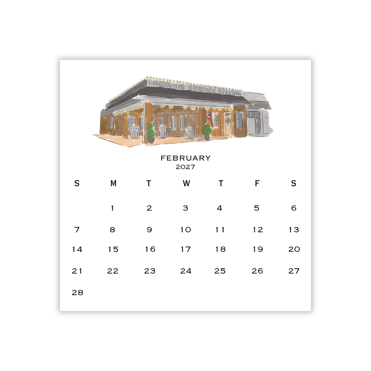 2027 Collierville Calendar