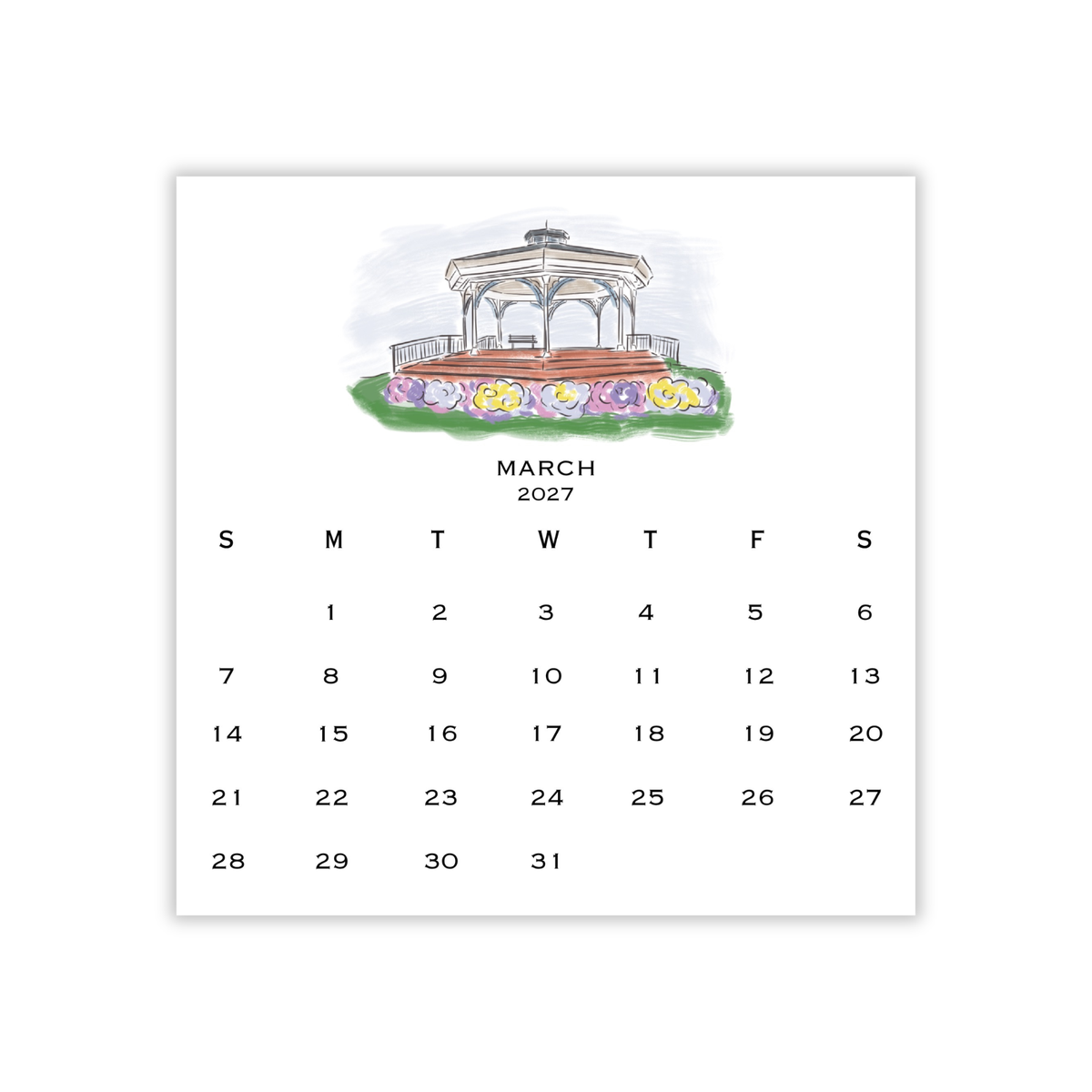 2027 Collierville Calendar