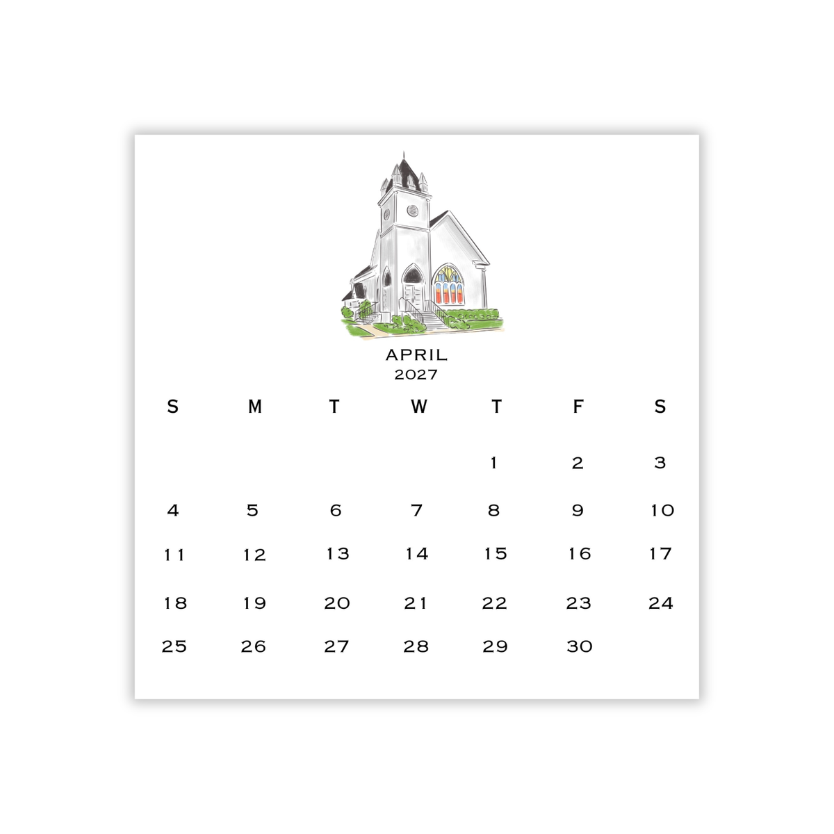 2027 Collierville Calendar
