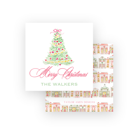 North Pole Christmas Holiday Tag