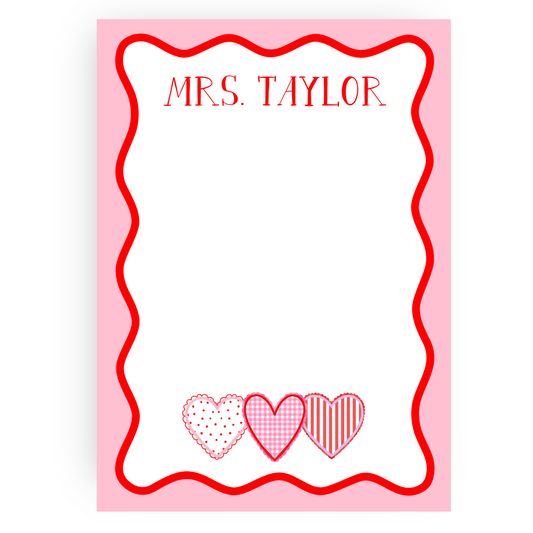 Colorway Hearts Valentine Notepad