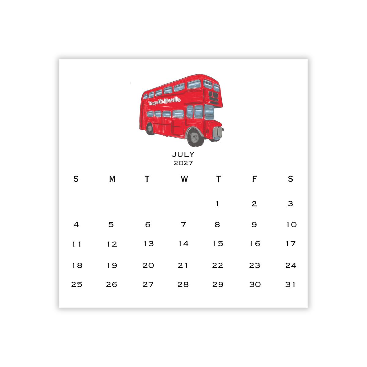 2027 Collierville Calendar