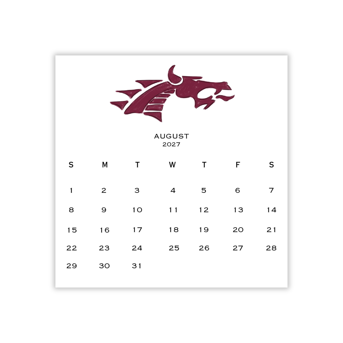 2027 Collierville Calendar